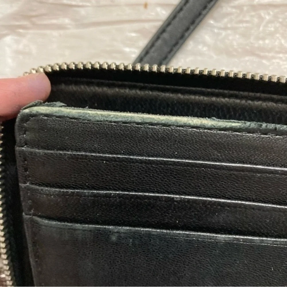 Michael Kors quilted zipper clutch bag